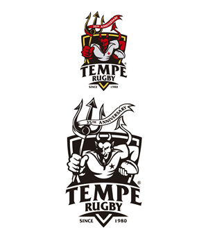 Tempe Rugby | Diseño de Logo por StudioD™
