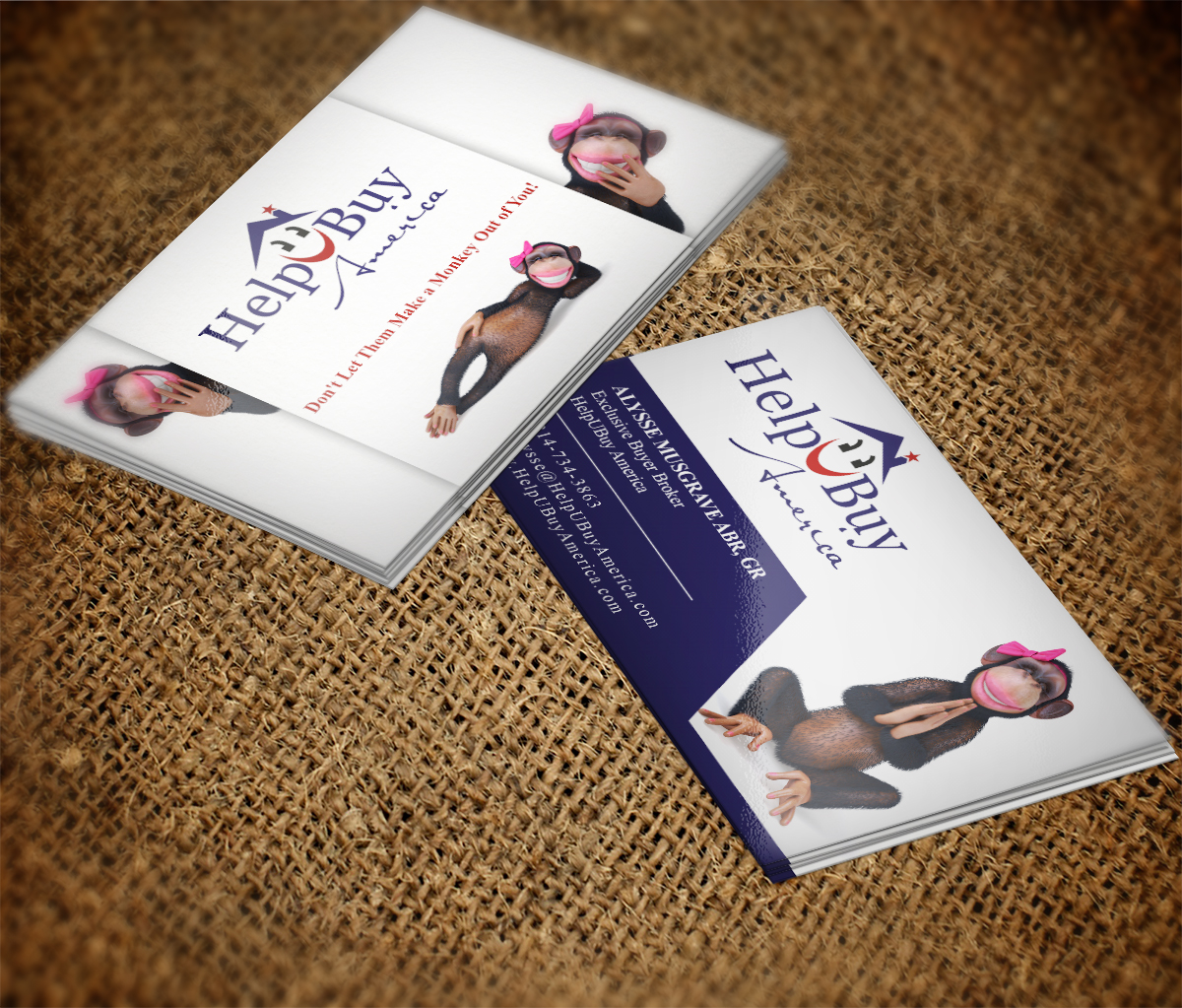 Business Card Design by MT for HelpUBuy America | Design #4695944