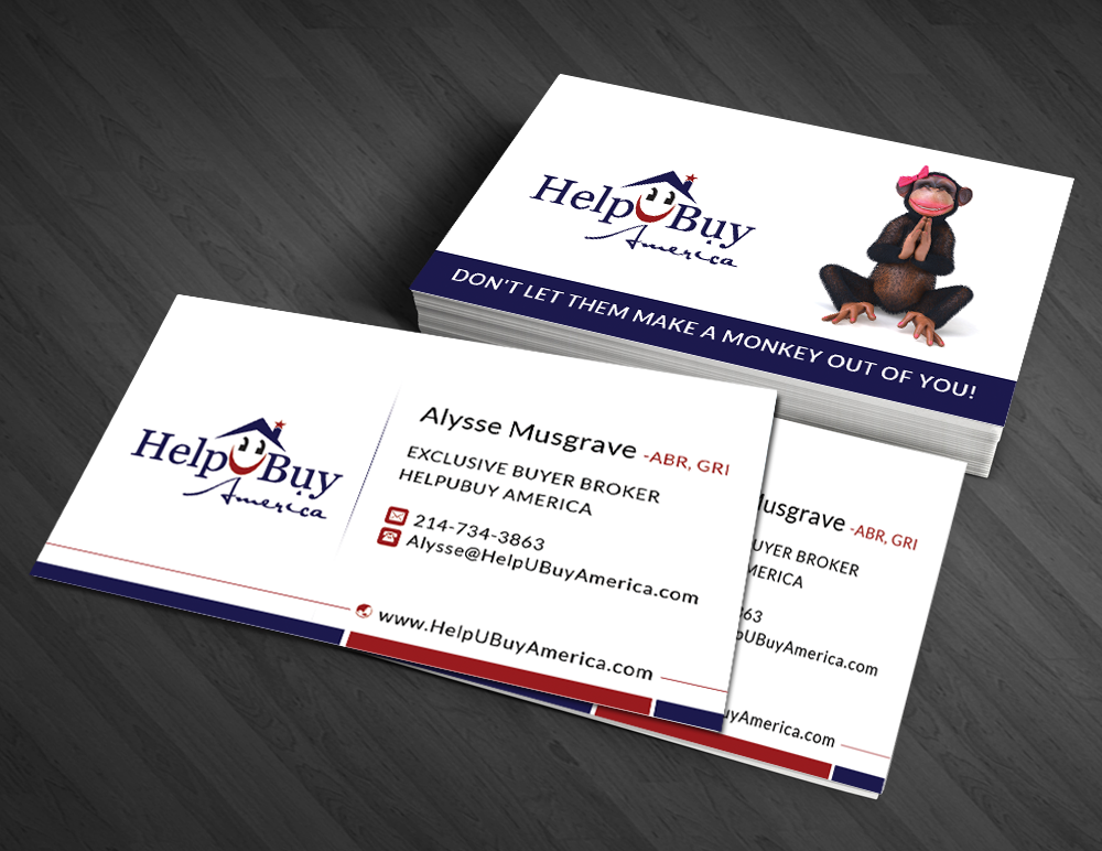 Business Card Design by  Artman for HelpUBuy America | Design #4693880