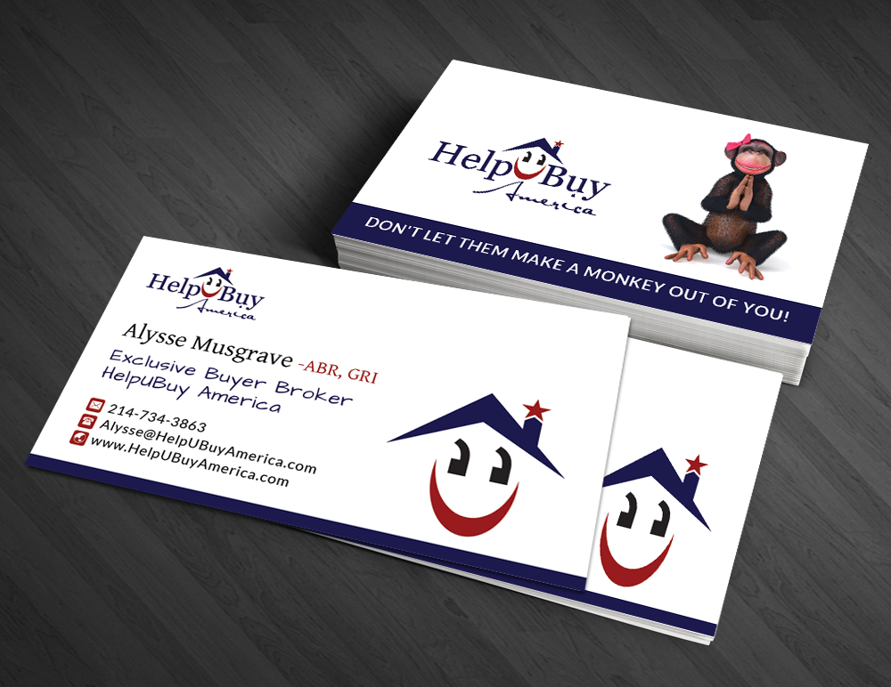 Diseño de Tarjeta de Presentación por  Artman para HelpUBuy America | Diseño #4707744