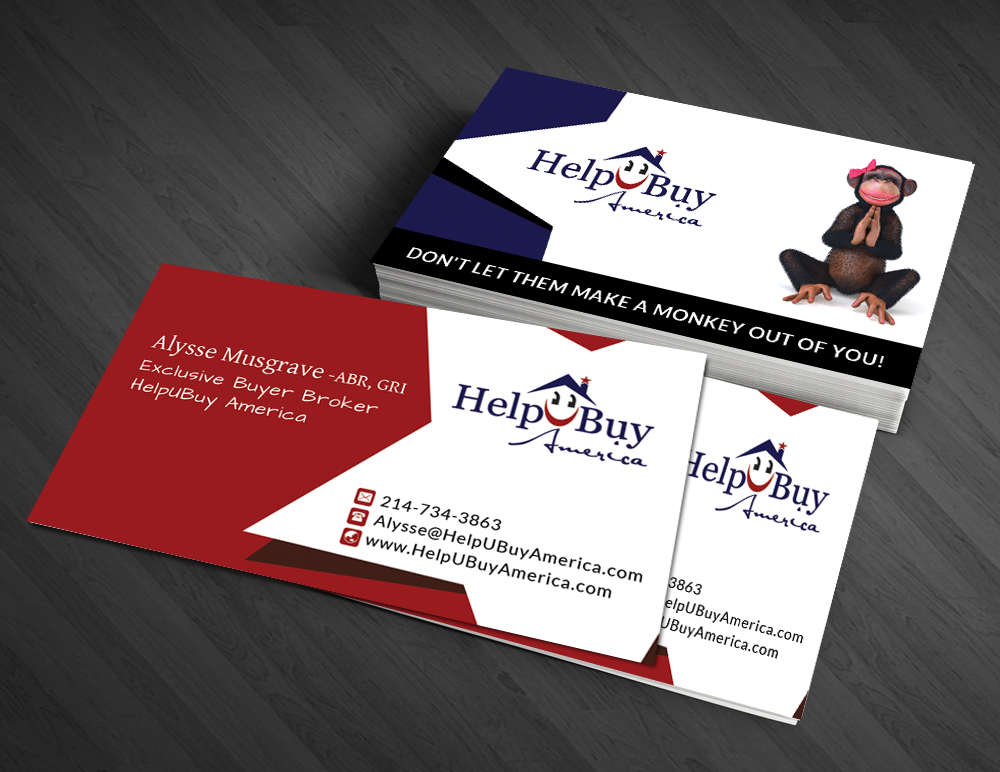 Visitenkarten-Design von  Artman für HelpUBuy America | Design #4708044