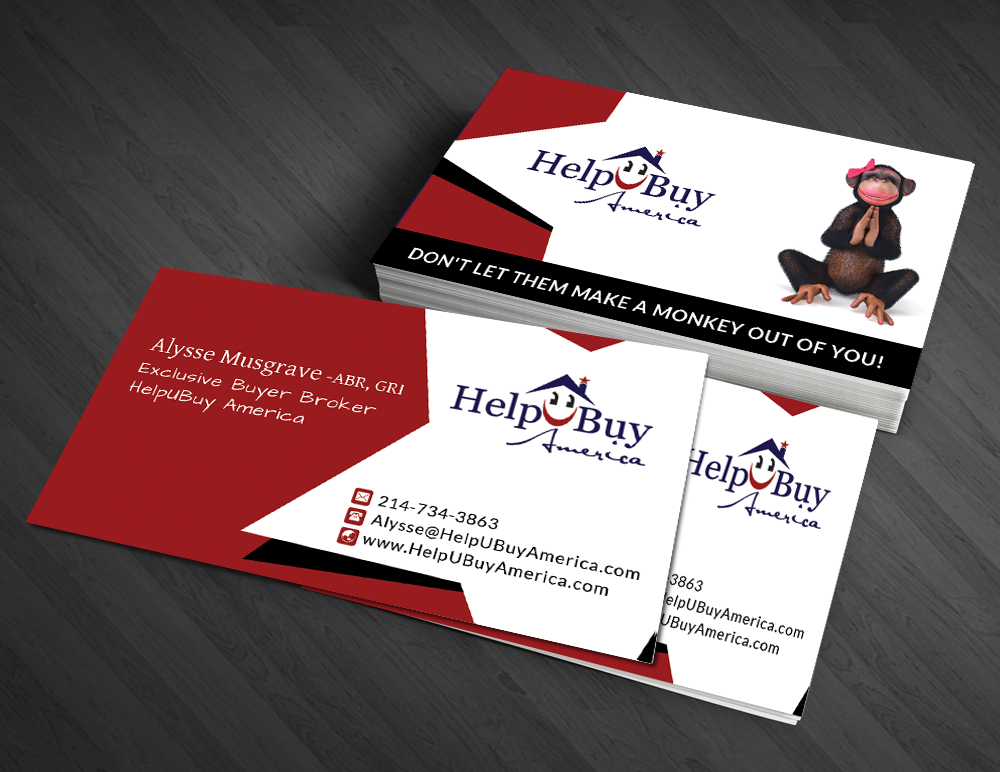 Business Card Design by  Artman for HelpUBuy America | Design #4708057