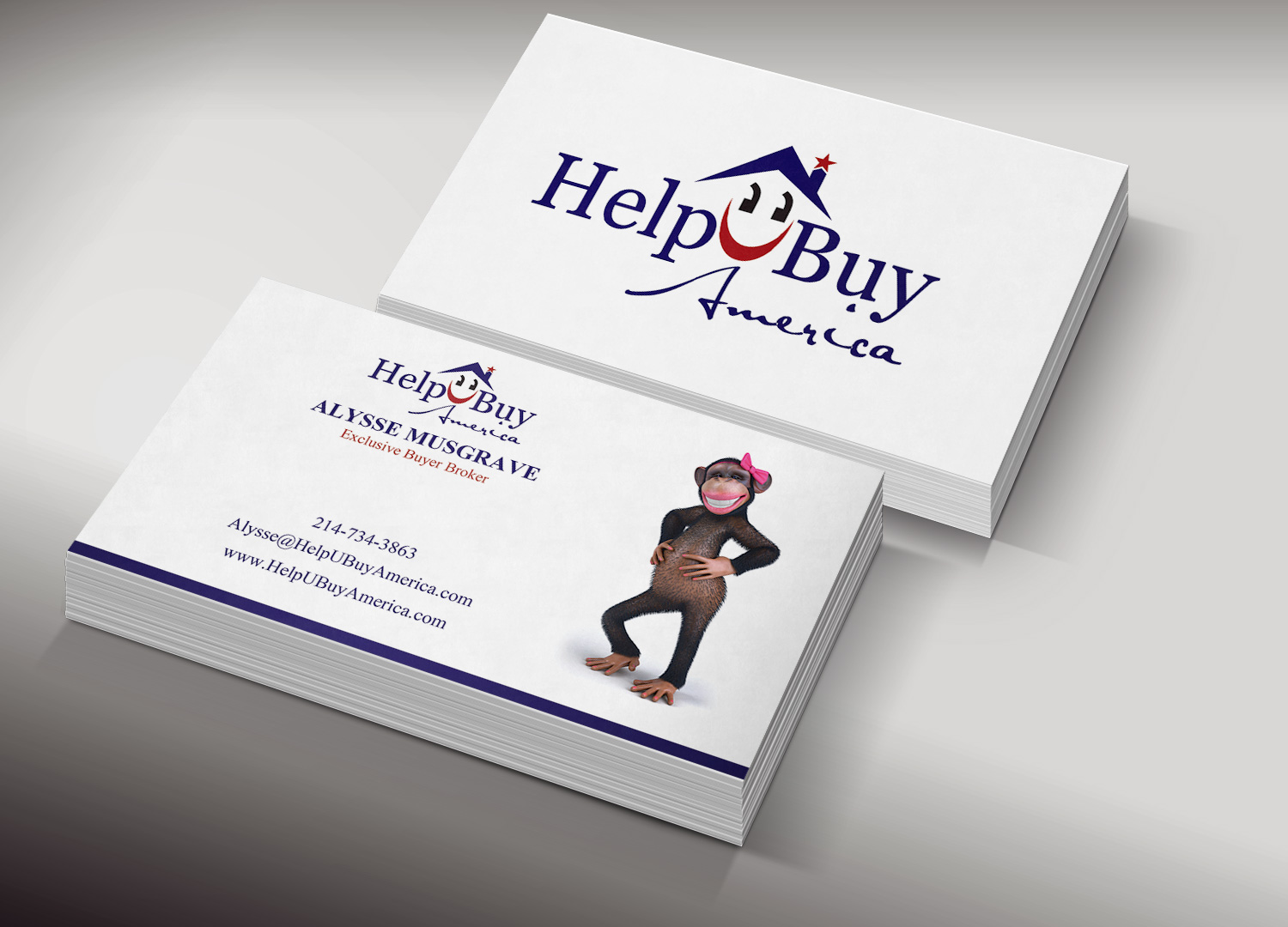 Business Card Design by Lanka Ama for HelpUBuy America | Design #4612104