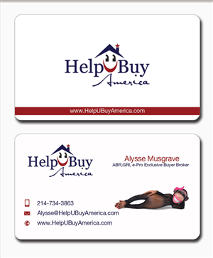 Visitenkarten-Design von Lanka Ama für HelpUBuy America | Design: #4612138