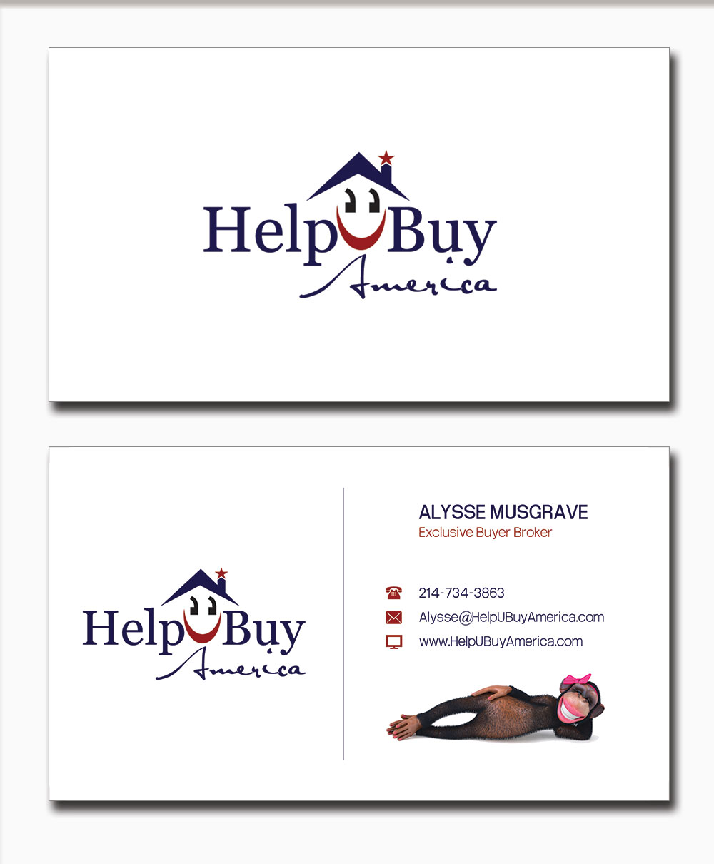 Visitenkarten-Design von Lanka Ama für HelpUBuy America | Design #4612515