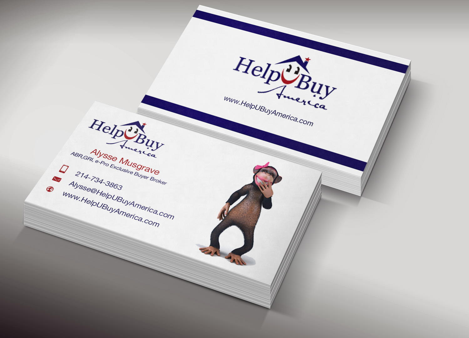 Diseño de Tarjeta de Presentación por Lanka Ama para HelpUBuy America | Diseño #4612526