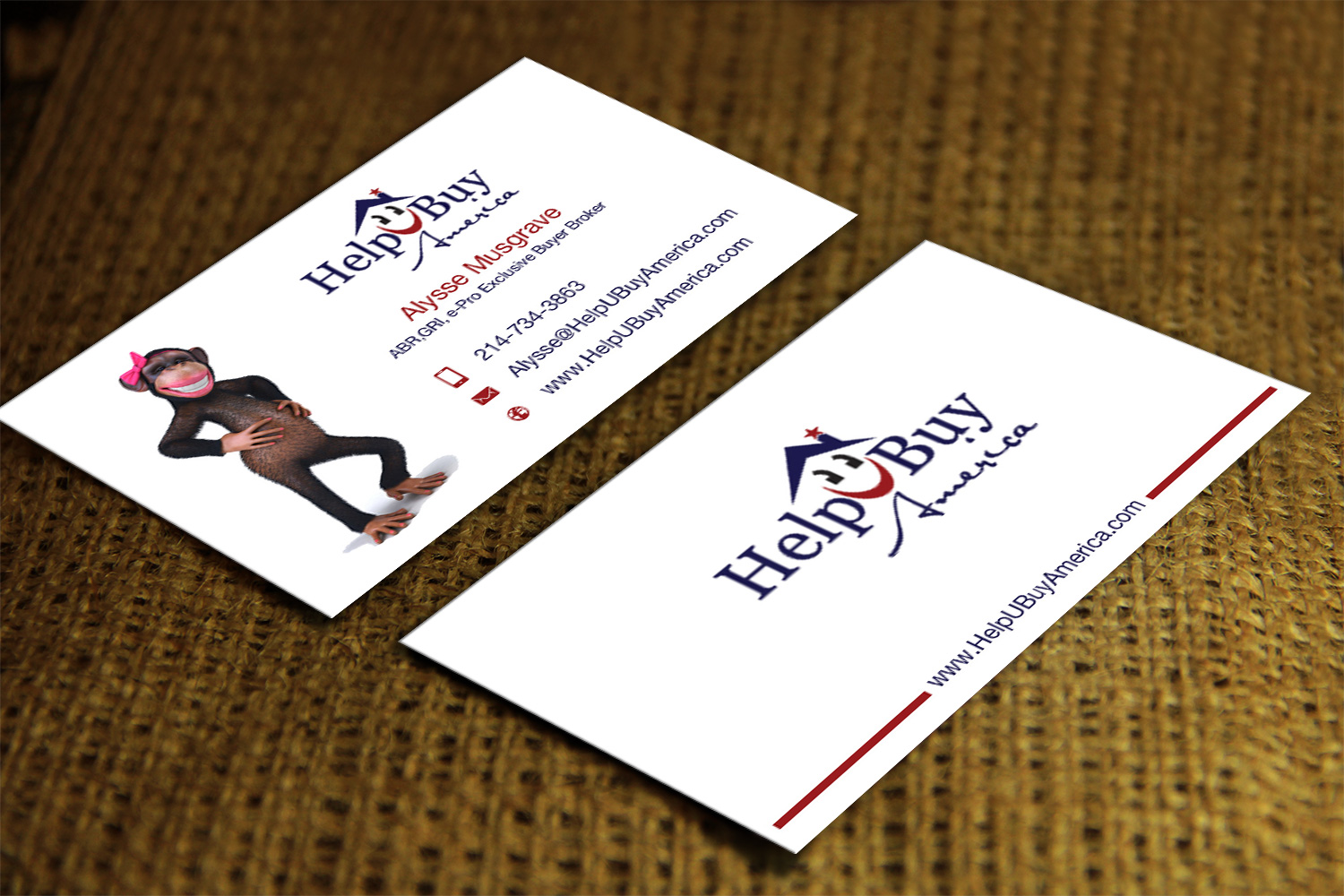 Business Card Design by Lanka Ama for HelpUBuy America | Design #4612538