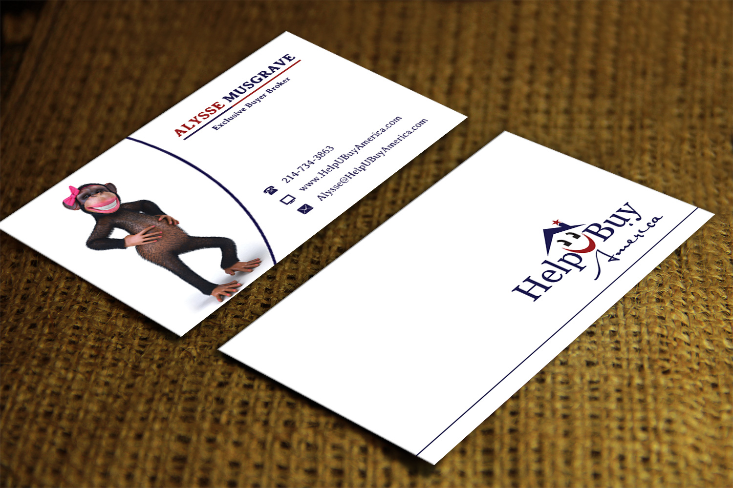 Diseño de Tarjeta de Presentación por Lanka Ama para HelpUBuy America | Diseño #4612562