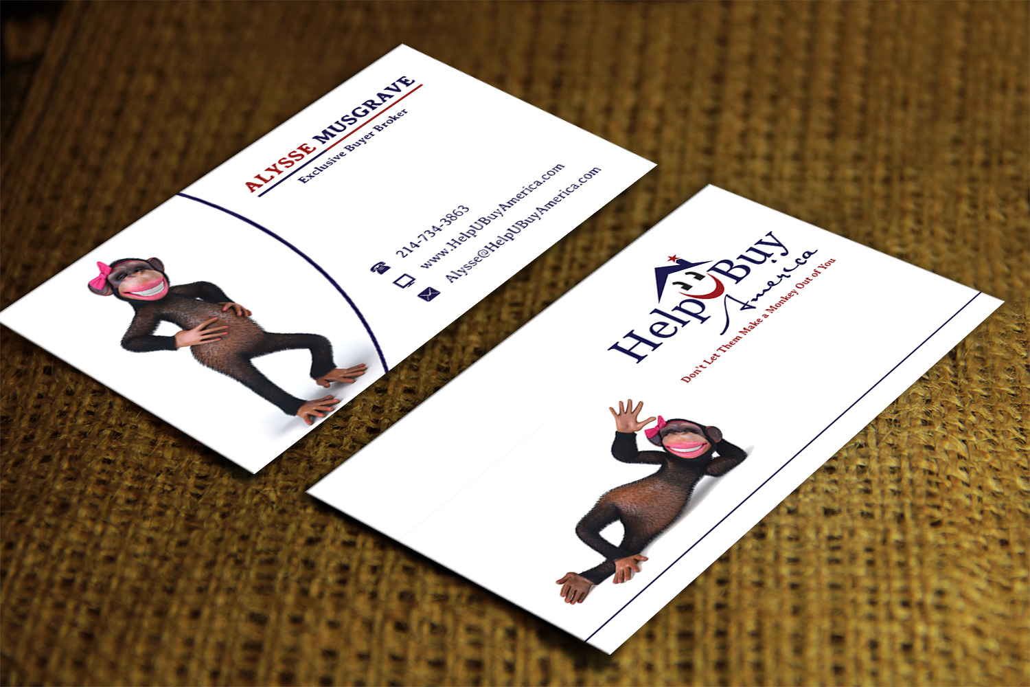 Design de Carte de Visite par Lanka Ama pour HelpUBuy America | Design #4646882