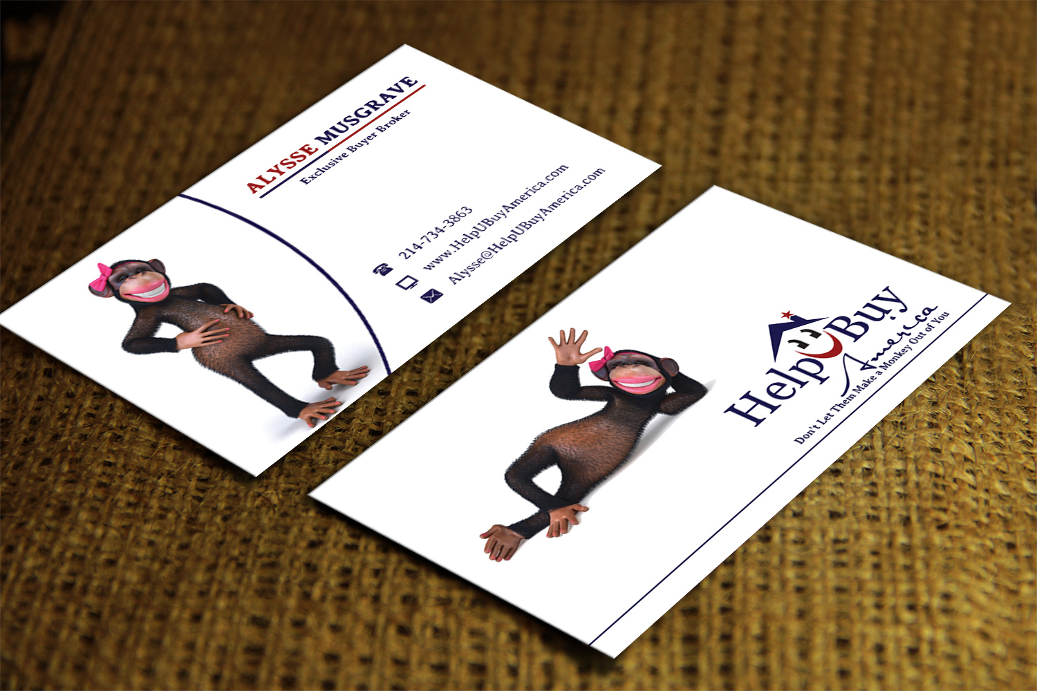 Design de Carte de Visite par Lanka Ama pour HelpUBuy America | Design #4646888