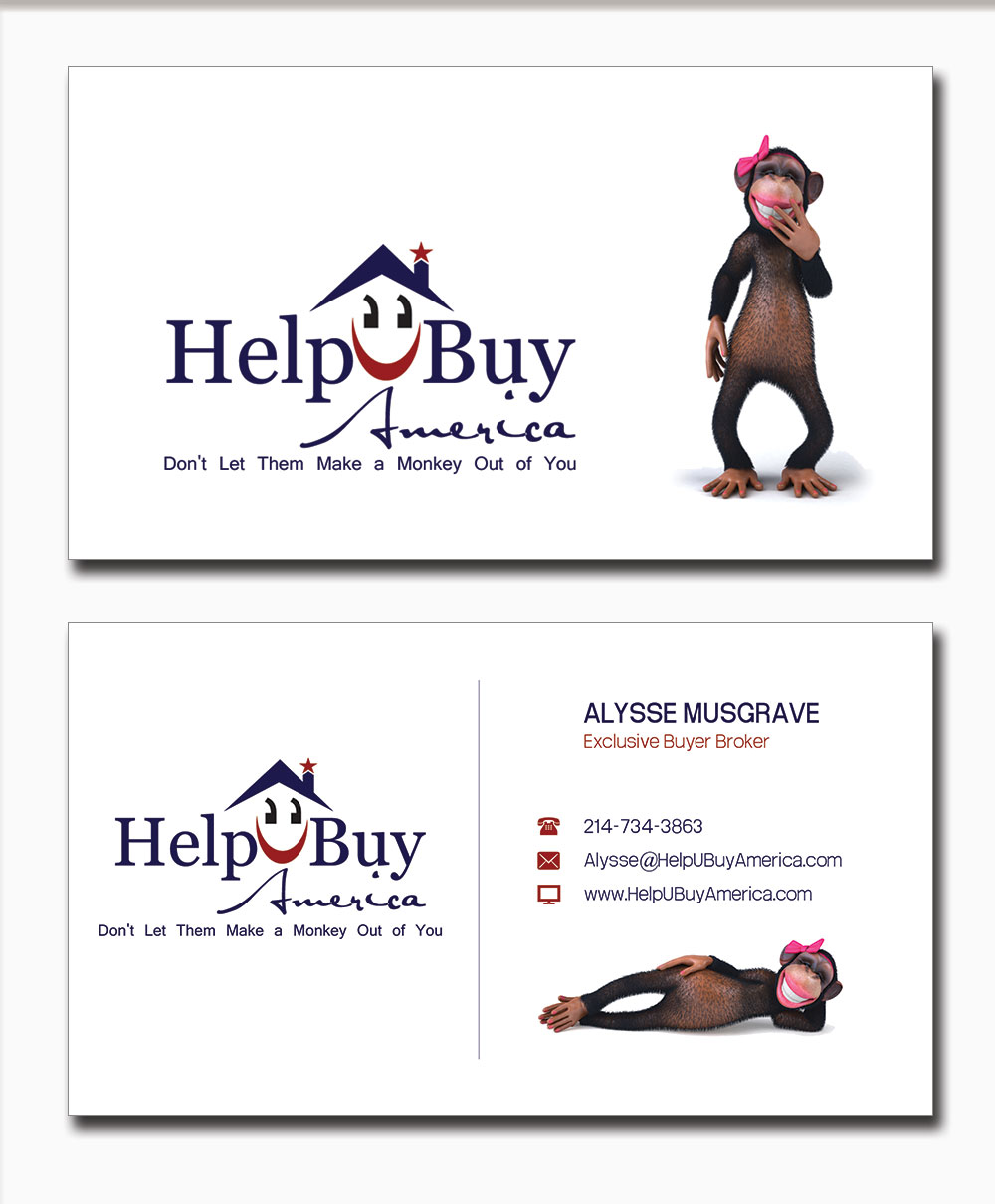 Diseño de Tarjeta de Presentación por Lanka Ama para HelpUBuy America | Diseño #4647115