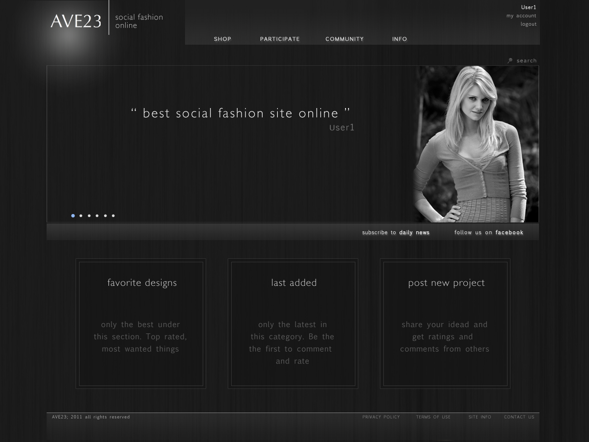 Web Design by MatejZ for this project | Design #215372