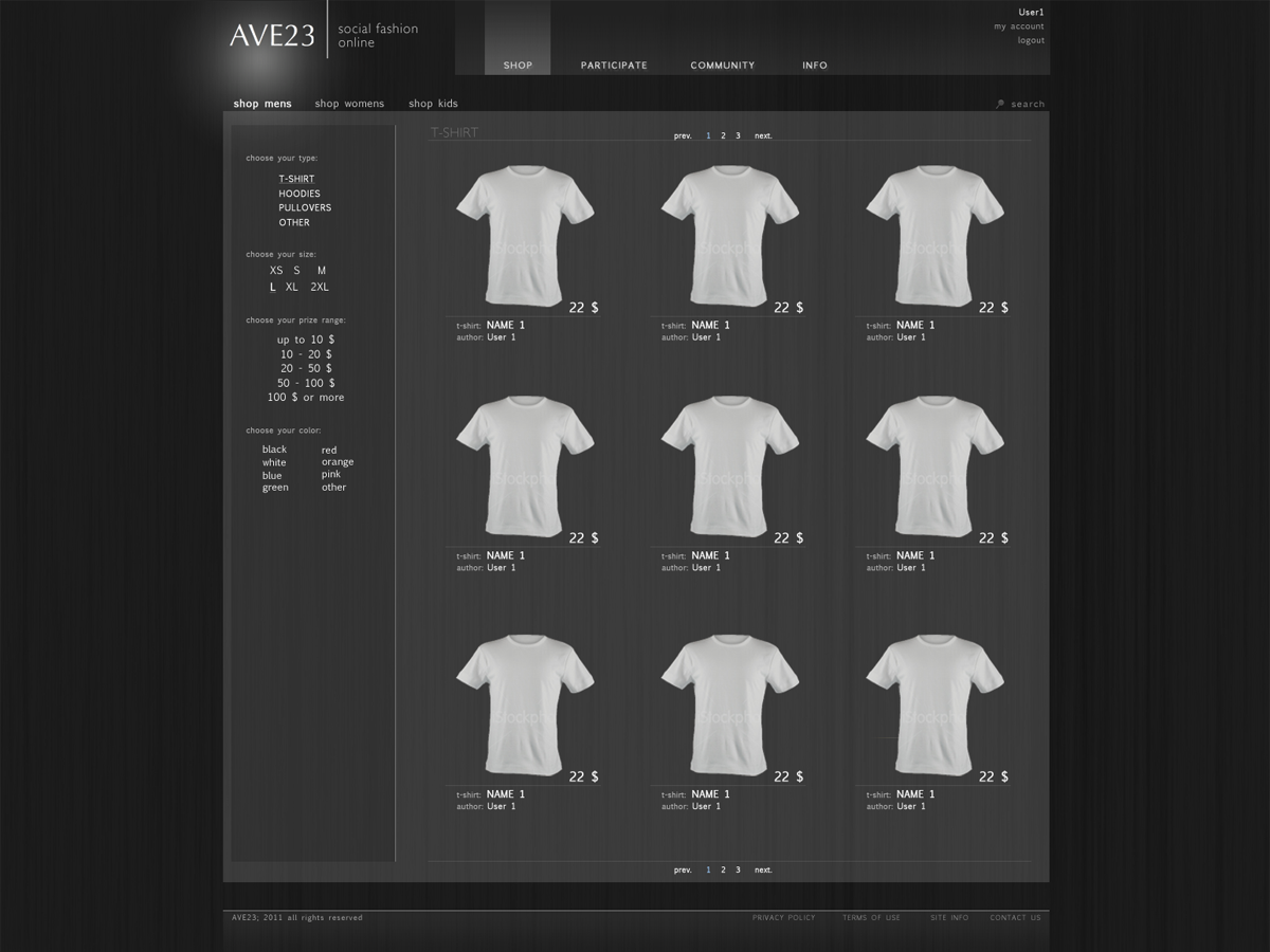 Web Design by MatejZ for this project | Design #215379