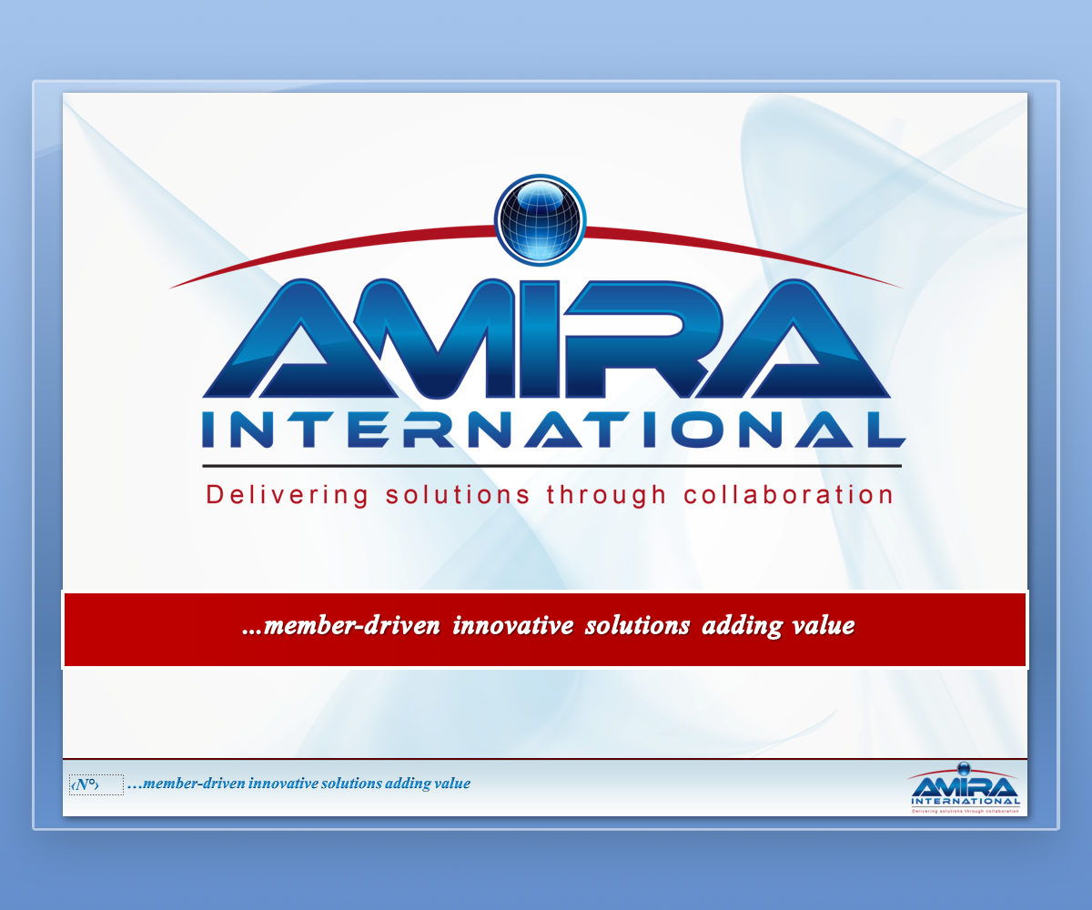 Design de PowerPoint par Asmar pour AMIRA International | Design #5513262