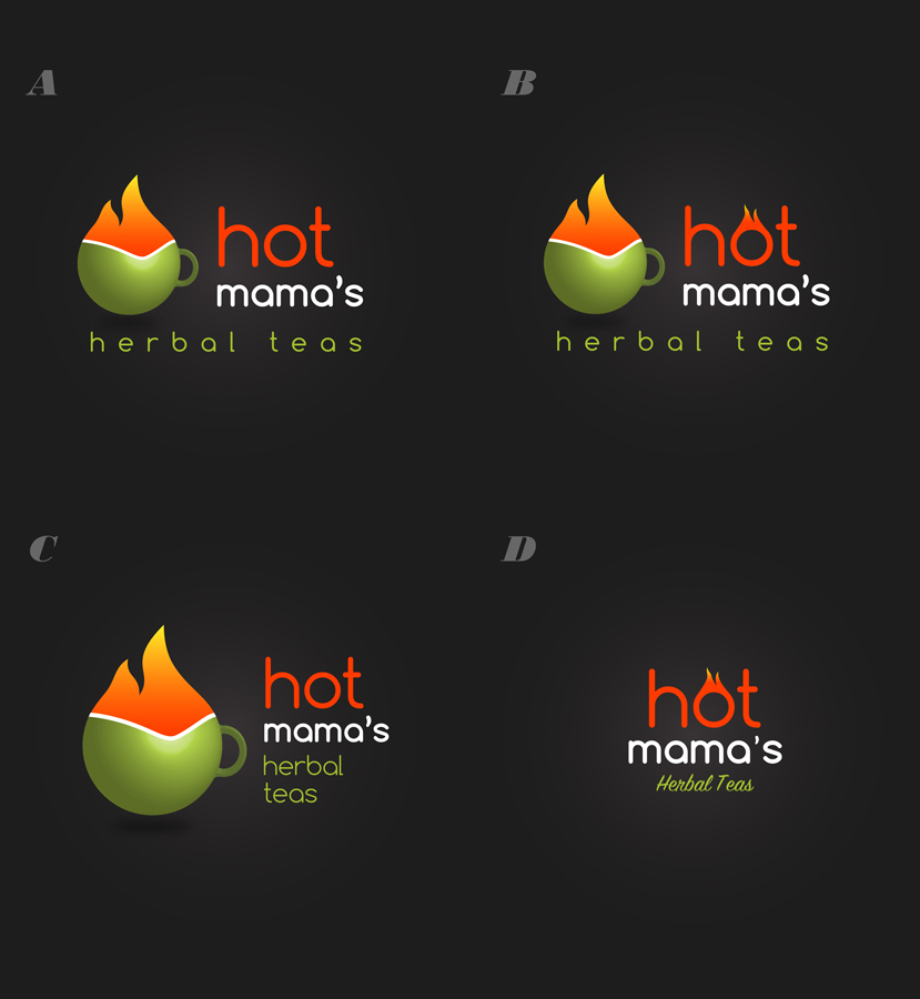 Logo Design by AndMash for Hot Mama''s Herbal Teas | Design #4628423