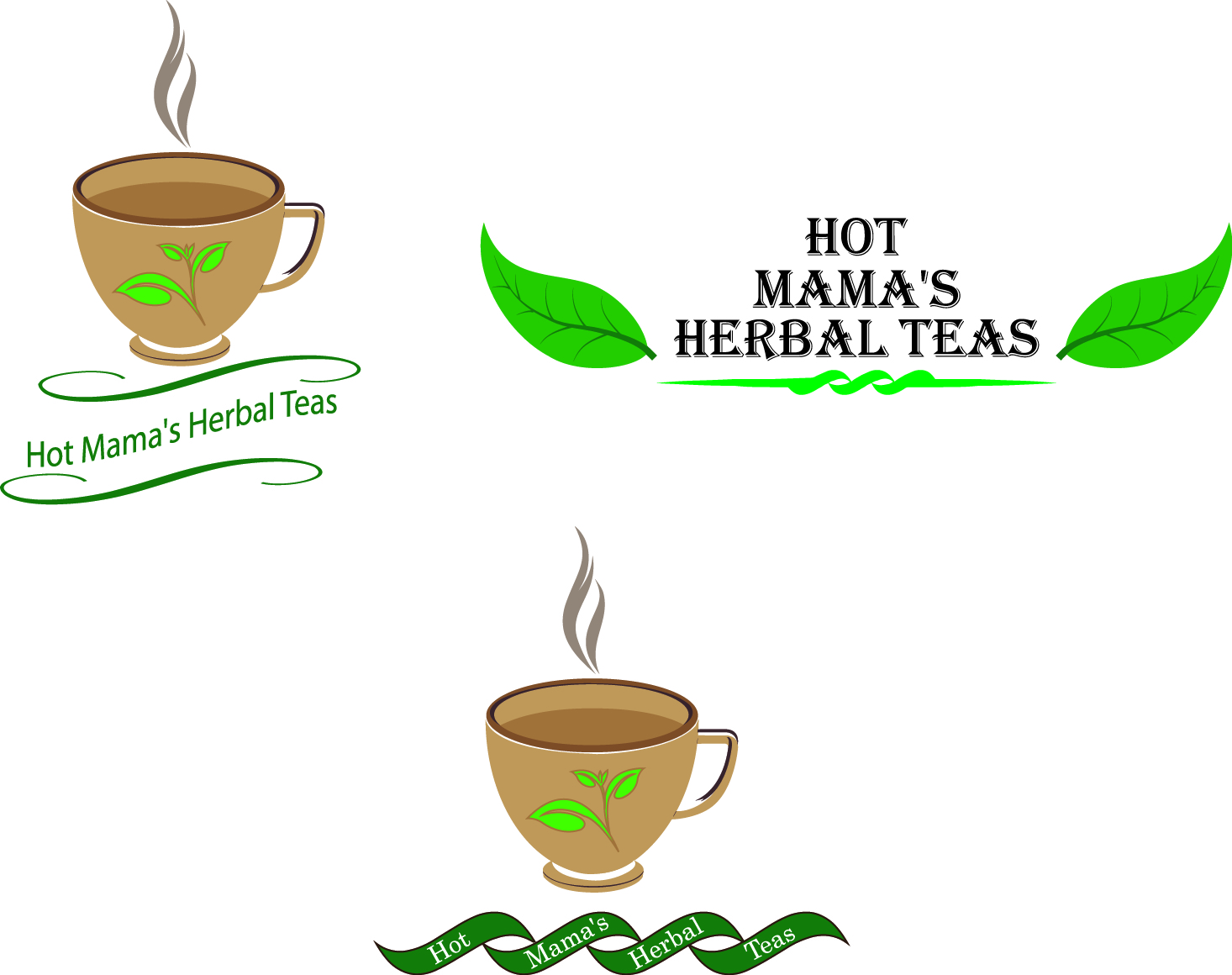 Logo Design by Syed Hussain for Hot Mama''s Herbal Teas | Design #4624640