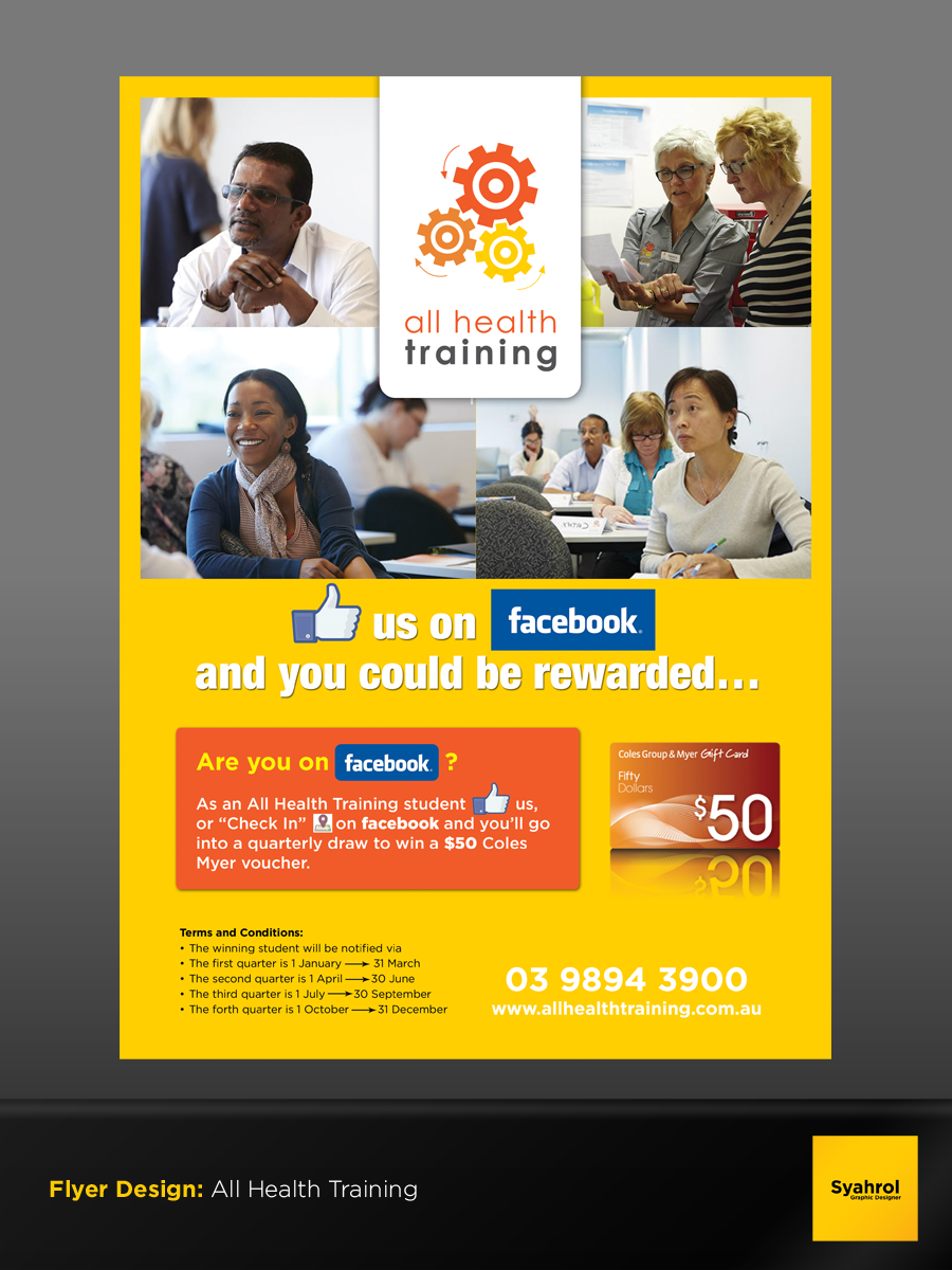 Flyer Design by Syahrol for All Health Training | Design #4611781