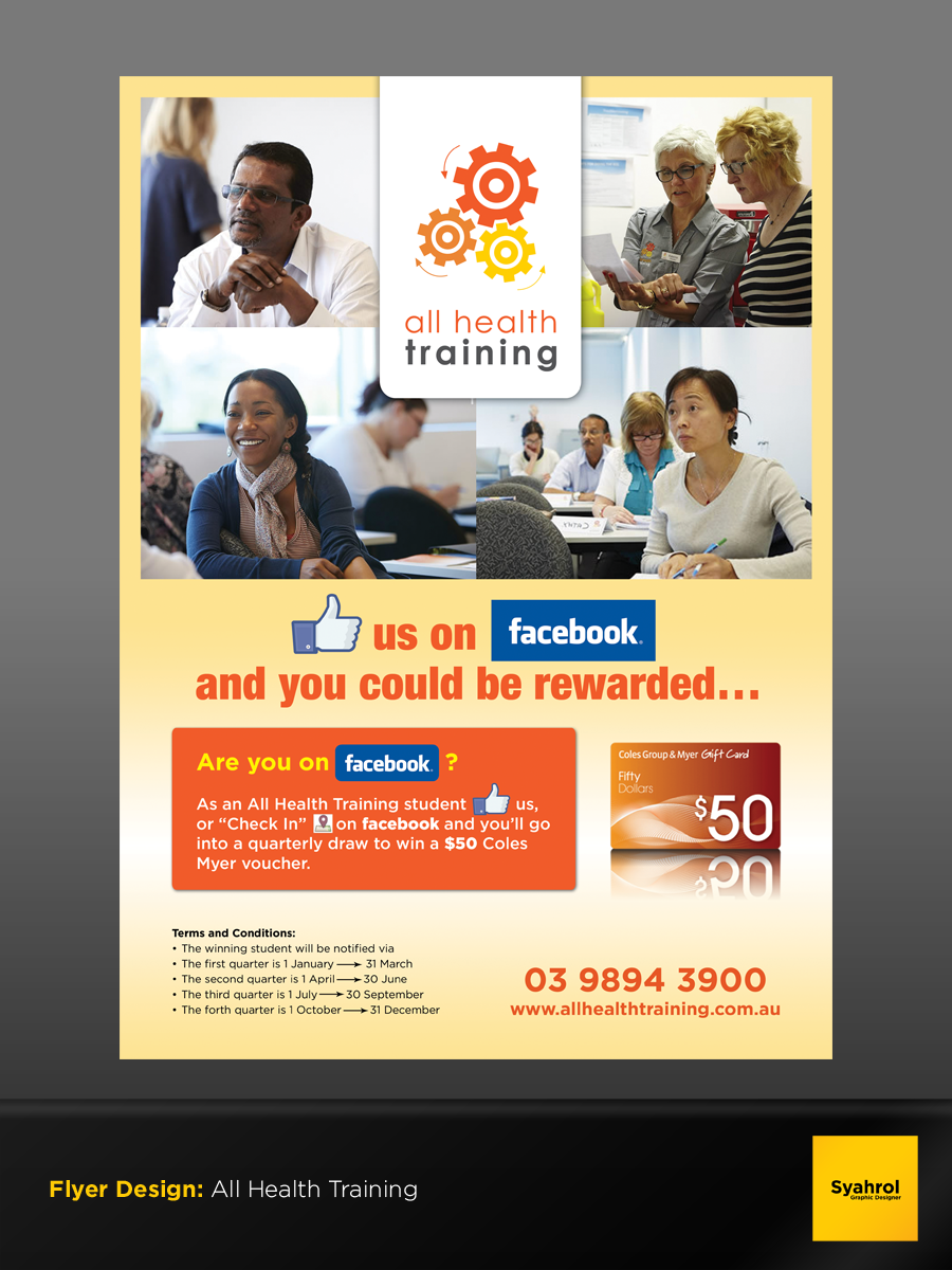 Flyer Design by Syahrol for All Health Training | Design #4623881