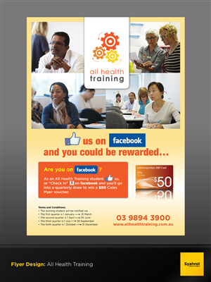 Flyer Design by Syahrol for All Health Training | Design: #4623881