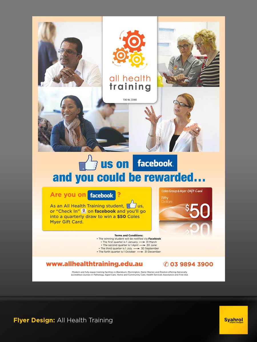 Flyer Design by Syahrol for All Health Training | Design #4640773