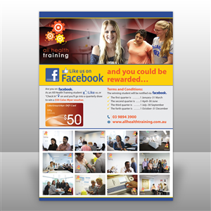 Flyer Design by Mon01 for All Health Training | Design: #4625018