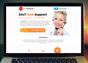 Diseño de Página de Aterrizaje por sys32 para Atom Software Inc | Diseño #4668741