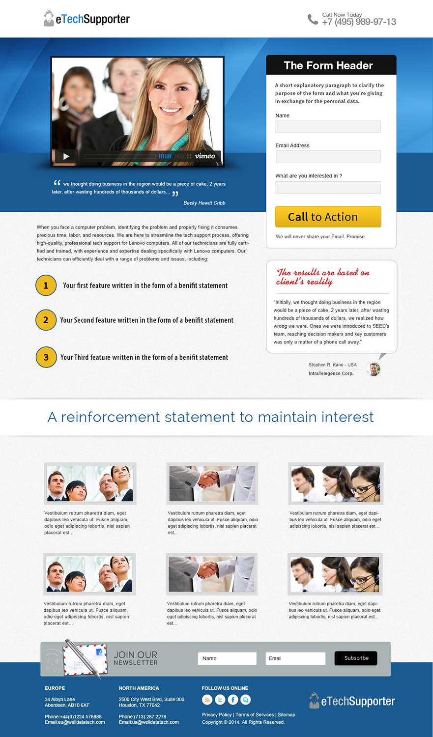 Diseño de Página de Aterrizaje por webxvision para Atom Software Inc | Diseño #4652478