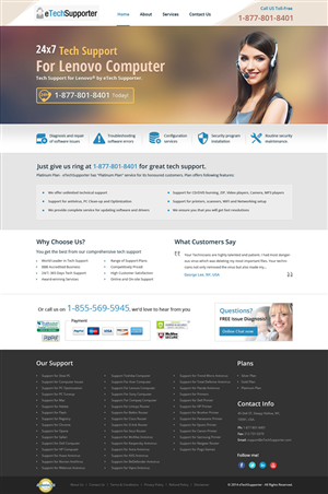 Landing Page Design by Sbss for Atom Software Inc | Design: #4621402