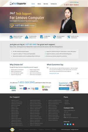 Landing Page Design by Sbss for Atom Software Inc | Design: #4621408