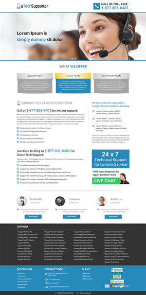 Landing Page Design by Sbss for Atom Software Inc | Design: #4621520