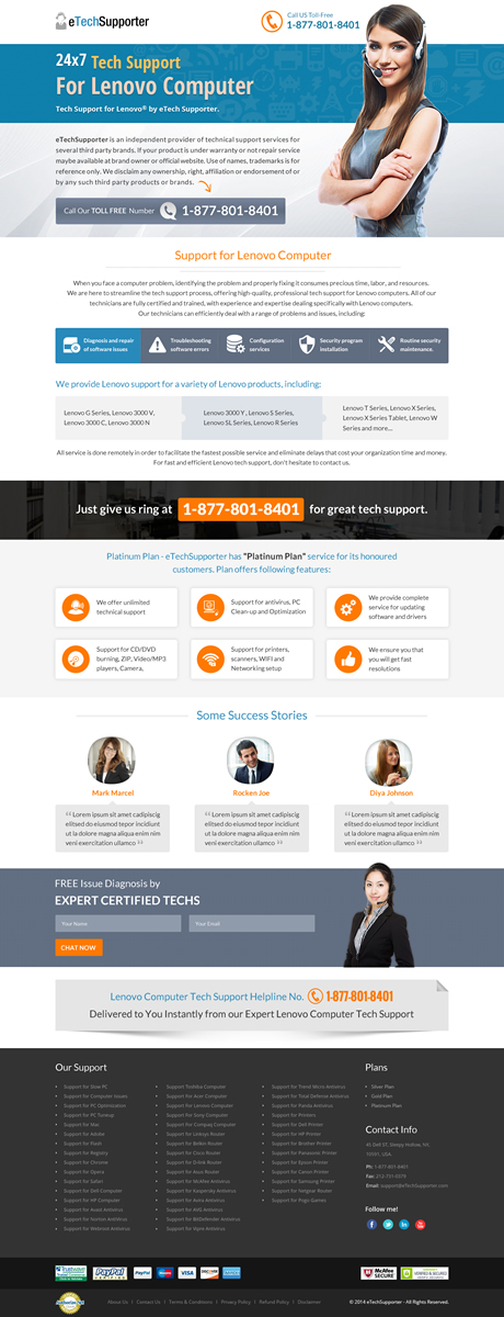 Landing Page Design by Sbss for Atom Software Inc | Design #4631899