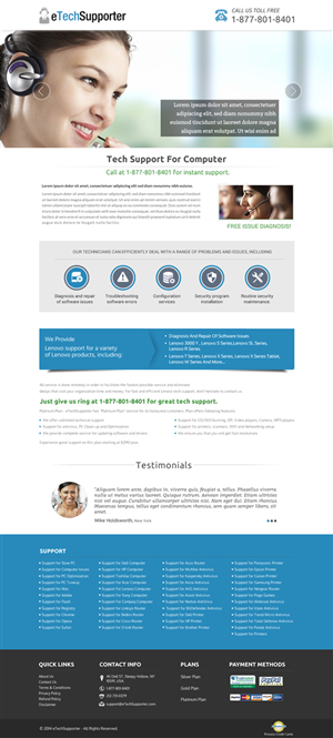 Landing Page Design by Sbss for Atom Software Inc | Design: #4633345