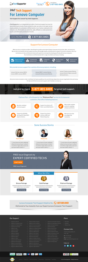 Landing Page Design by Sbss for Atom Software Inc | Design: #4654872