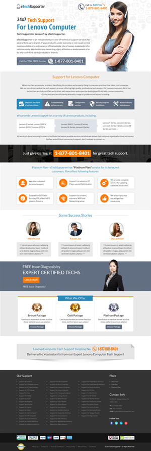 Landing Page Design by Sbss for Atom Software Inc | Design: #4659879