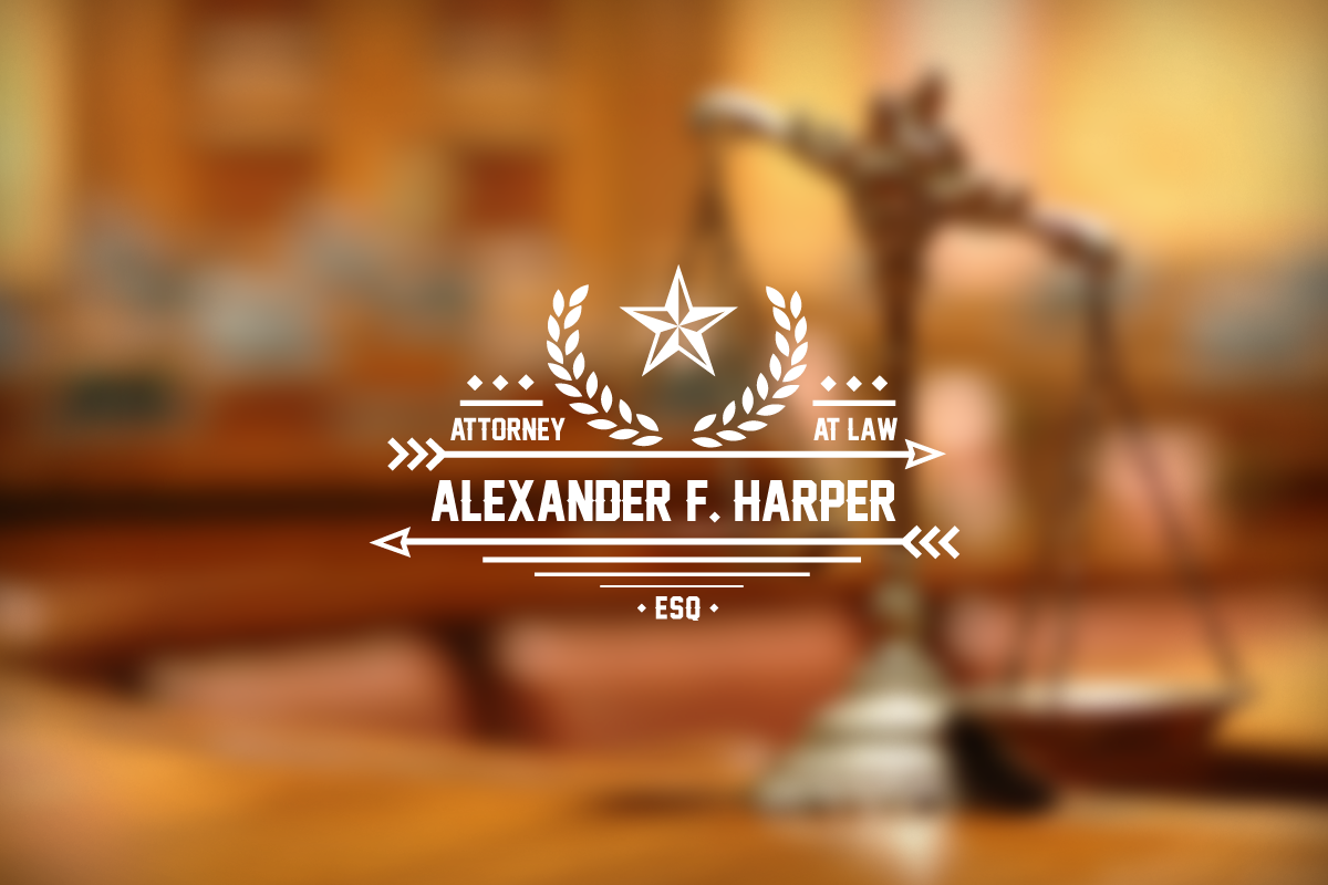 Design de Logo par Pradeep gangireddy pour Law Office of Alexander F. Harper | Design #4646920