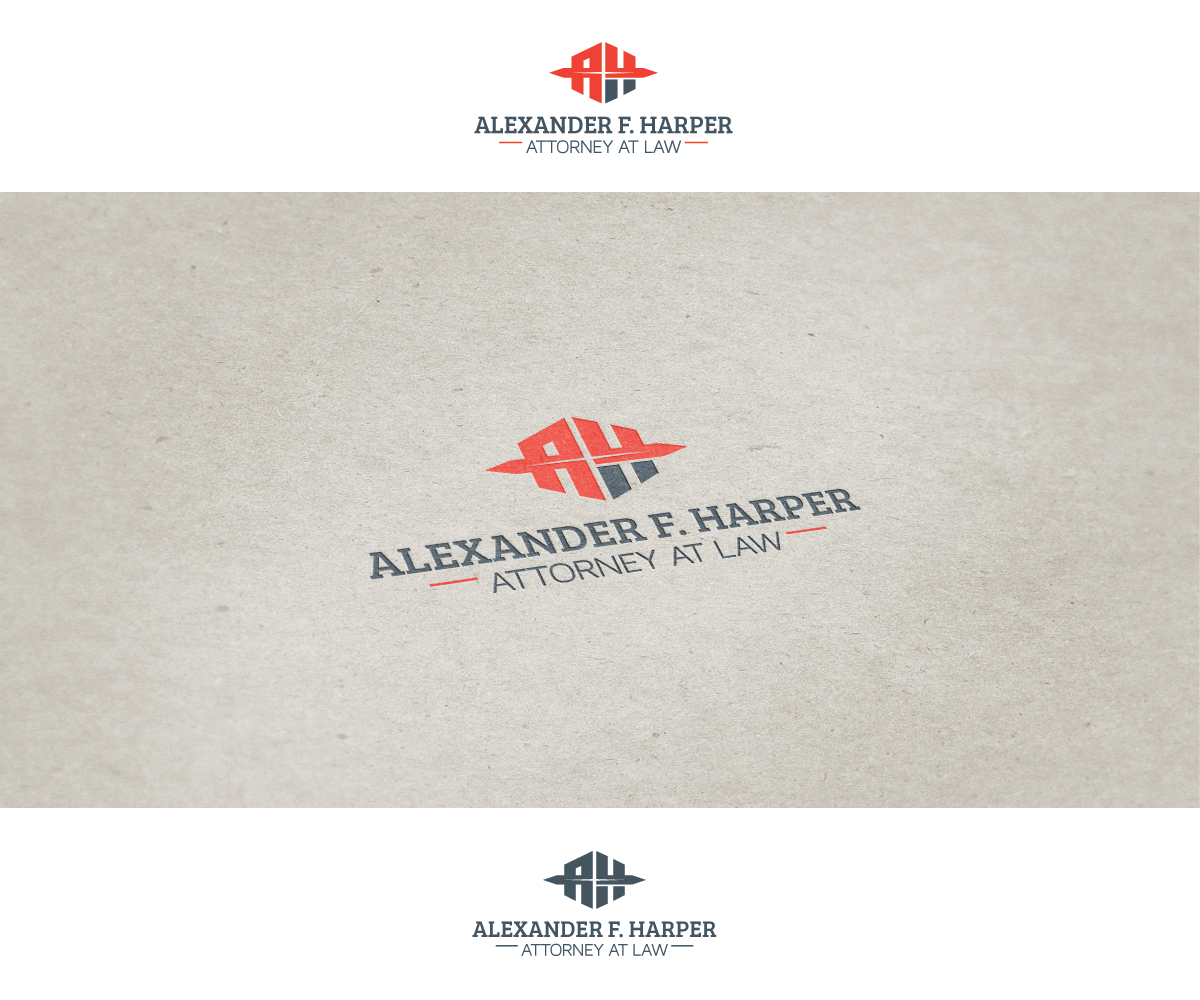Logo Design by hybryd for Law Office of Alexander F. Harper | Design #4654105