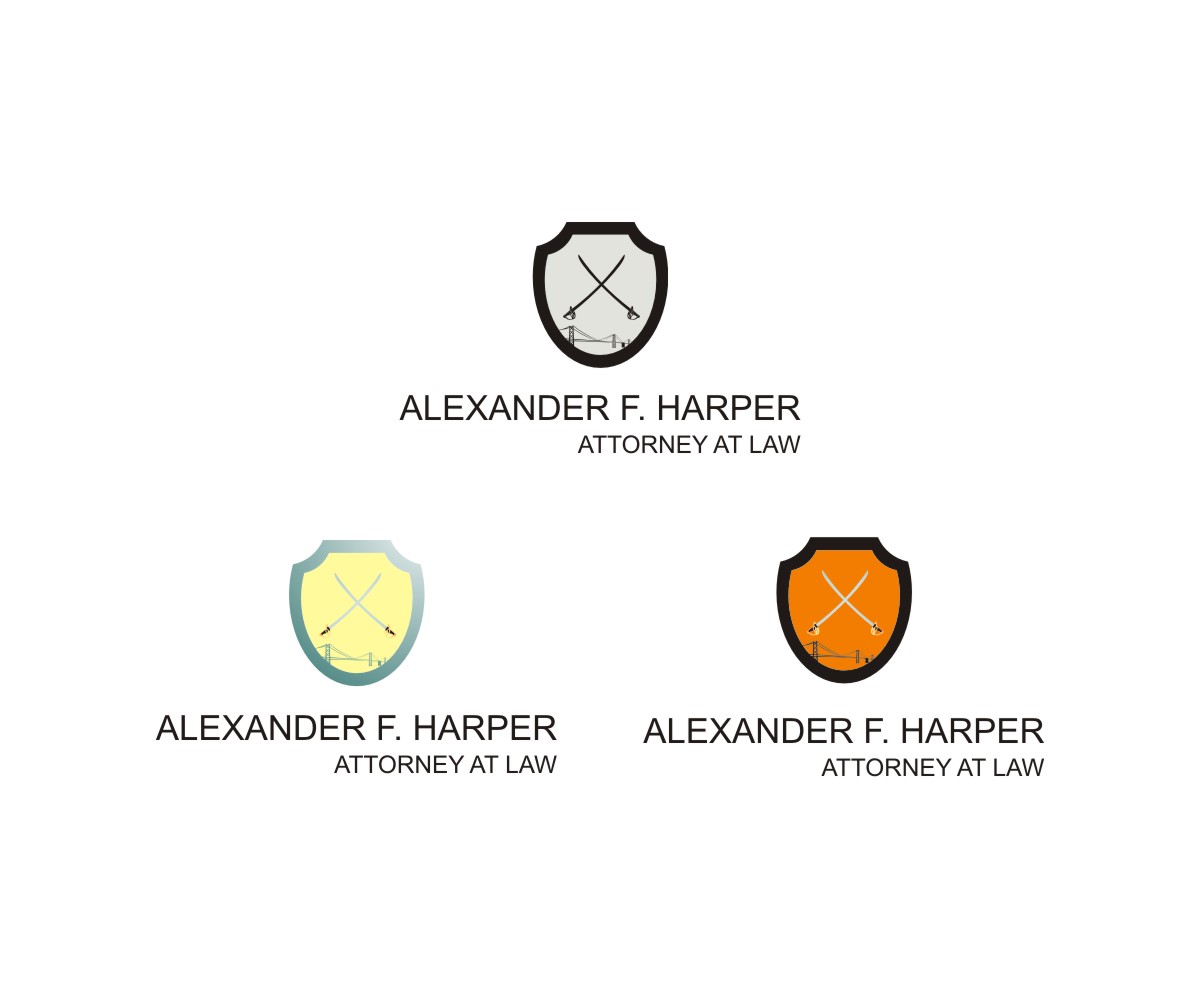 Logo Design by Uyin for Law Office of Alexander F. Harper | Design #4640398
