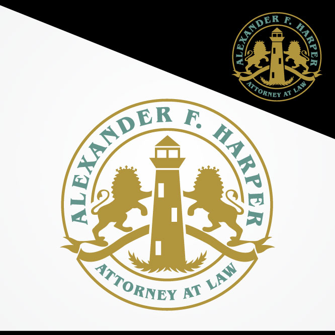 Logo Design by Tectutive for Law Office of Alexander F. Harper | Design #4624281