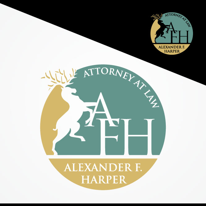 Logo Design by Tectutive for Law Office of Alexander F. Harper | Design #4682231