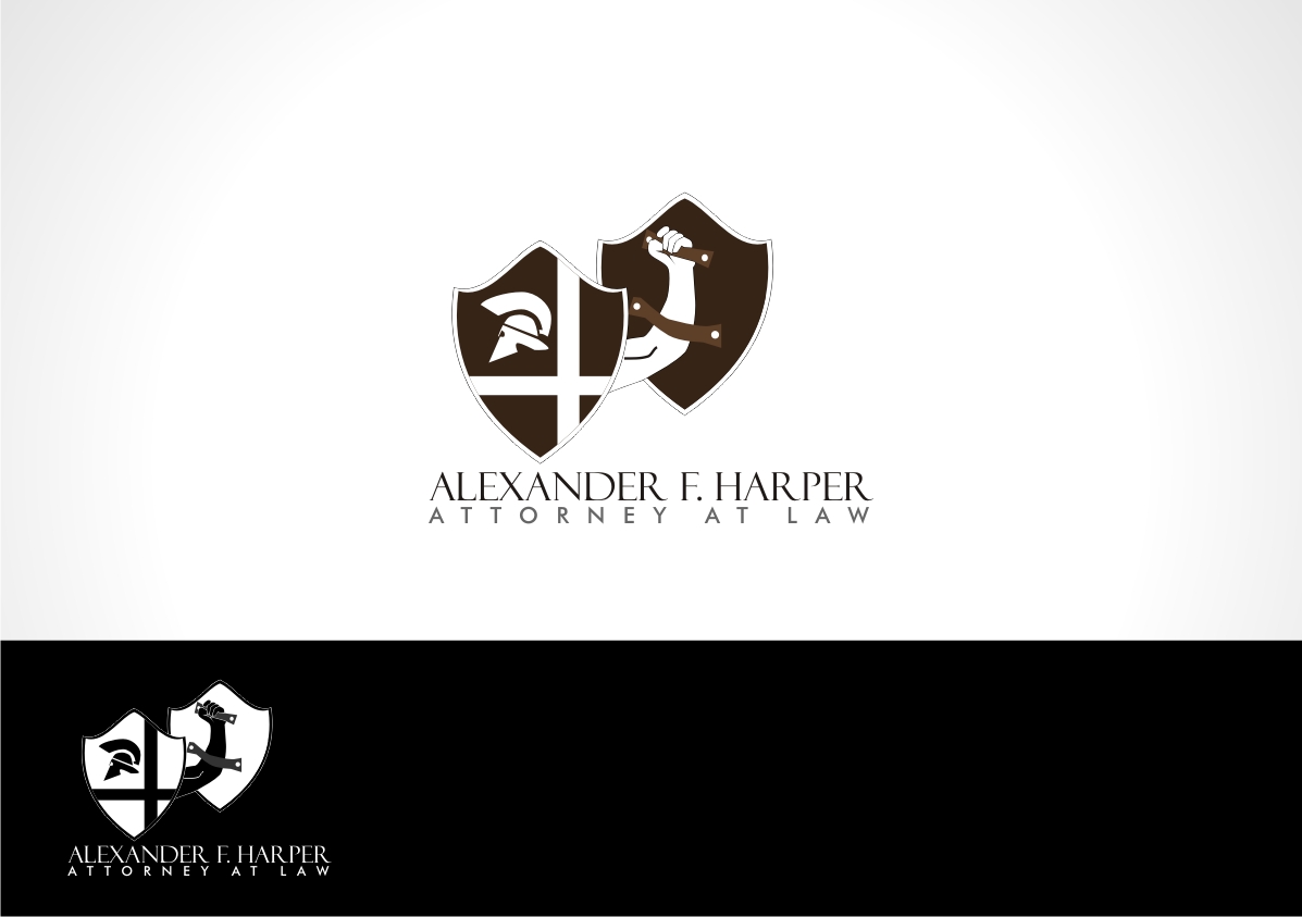 Logo Design by Crayon of Sky for Law Office of Alexander F. Harper | Design #4658411