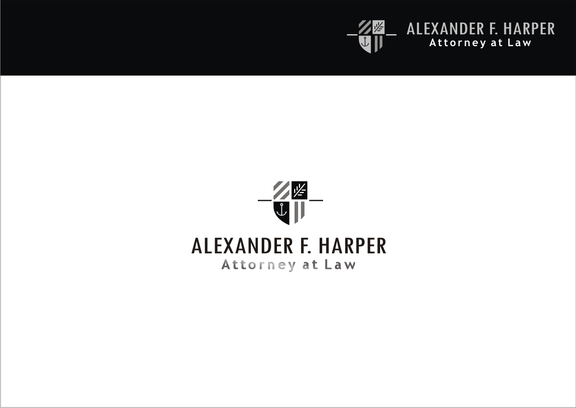 Logo Design by Arham Hidayat for Law Office of Alexander F. Harper | Design #4658227