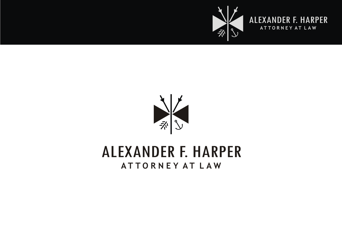 Logo Design by Arham Hidayat for Law Office of Alexander F. Harper | Design #4658228