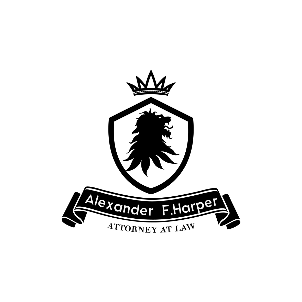 Logo Design by Enea for Law Office of Alexander F. Harper | Design #4612867