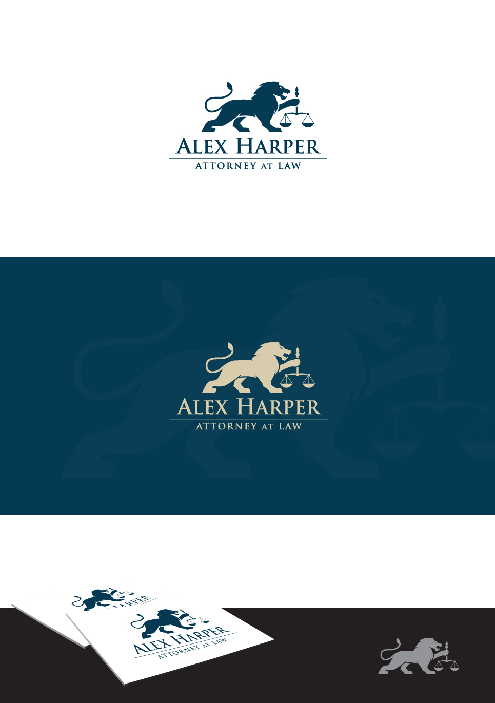 Logo-Design von SERO für Law Office of Alexander F. Harper | Design: #4744437