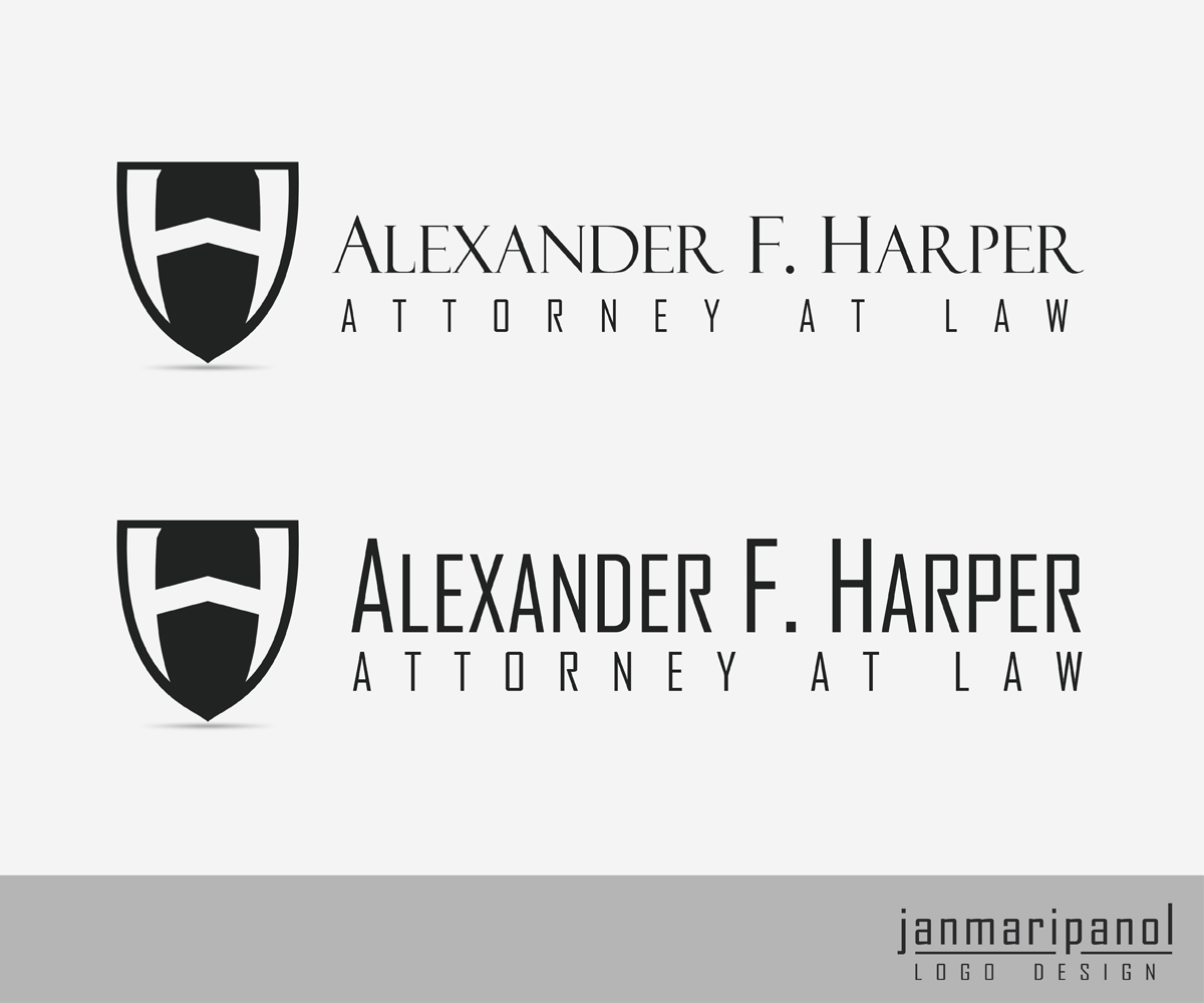 Logo-Design von Jan Panol für Law Office of Alexander F. Harper | Design #4641730