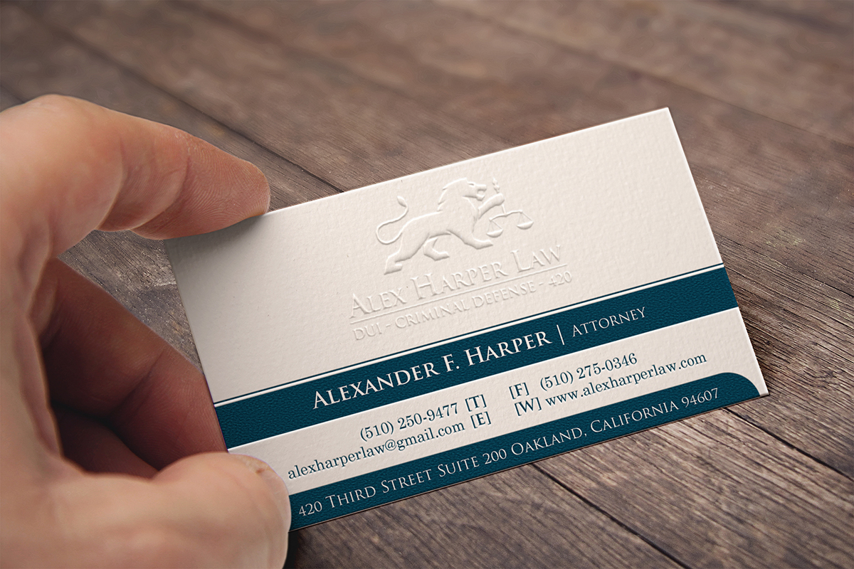 Design de Carte de Visite par MT pour Law Office of Alexander F. Harper | Design #5833503