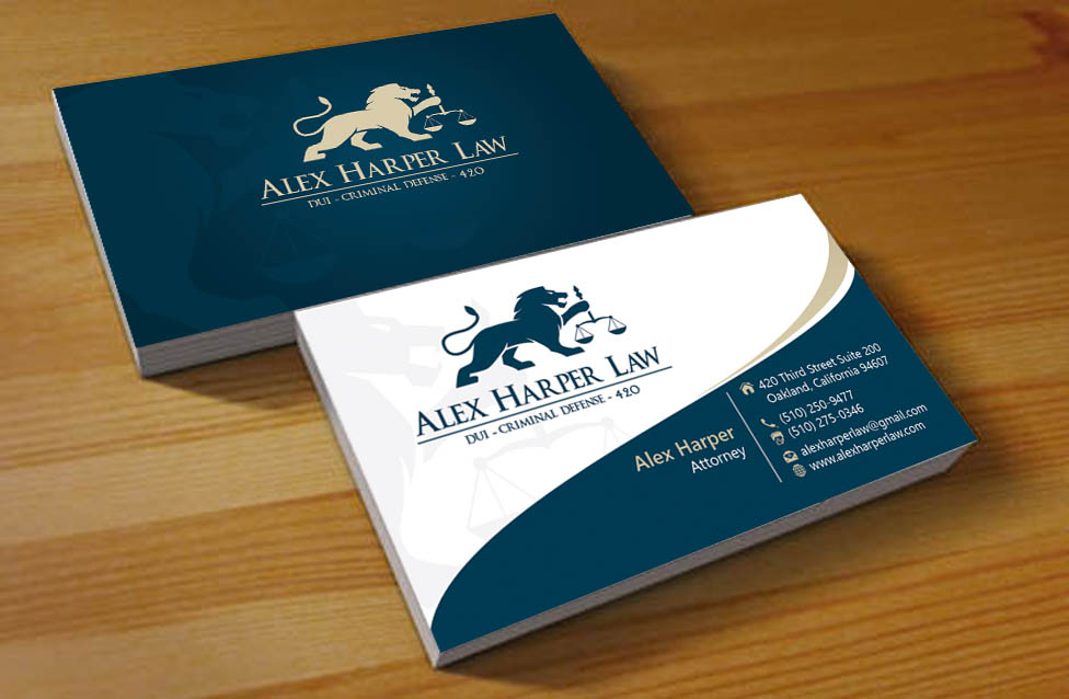 Diseño de Tarjeta de Presentación por Hardcore Design para Law Office of Alexander F. Harper | Diseño #4892251