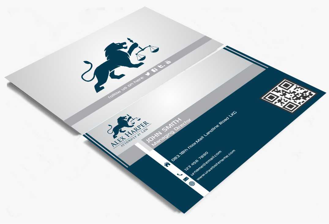Business Card Design by AwsomeD for Law Office of Alexander F. Harper | Design #5843359
