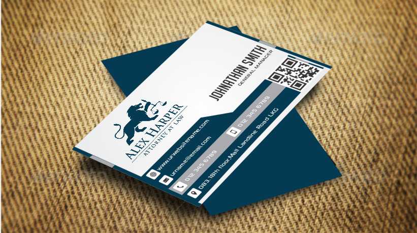 Business Card Design by AwsomeD for Law Office of Alexander F. Harper | Design #5843366
