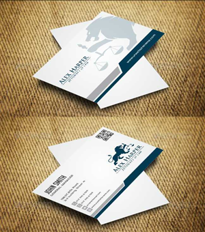 Business Card Design by AwsomeD for Law Office of Alexander F. Harper | Design: #5843368